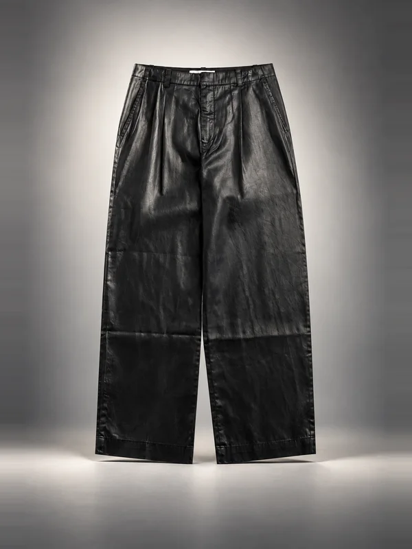Our Legacy Still Chino Pant - Lacquer Black Mirror Tencel