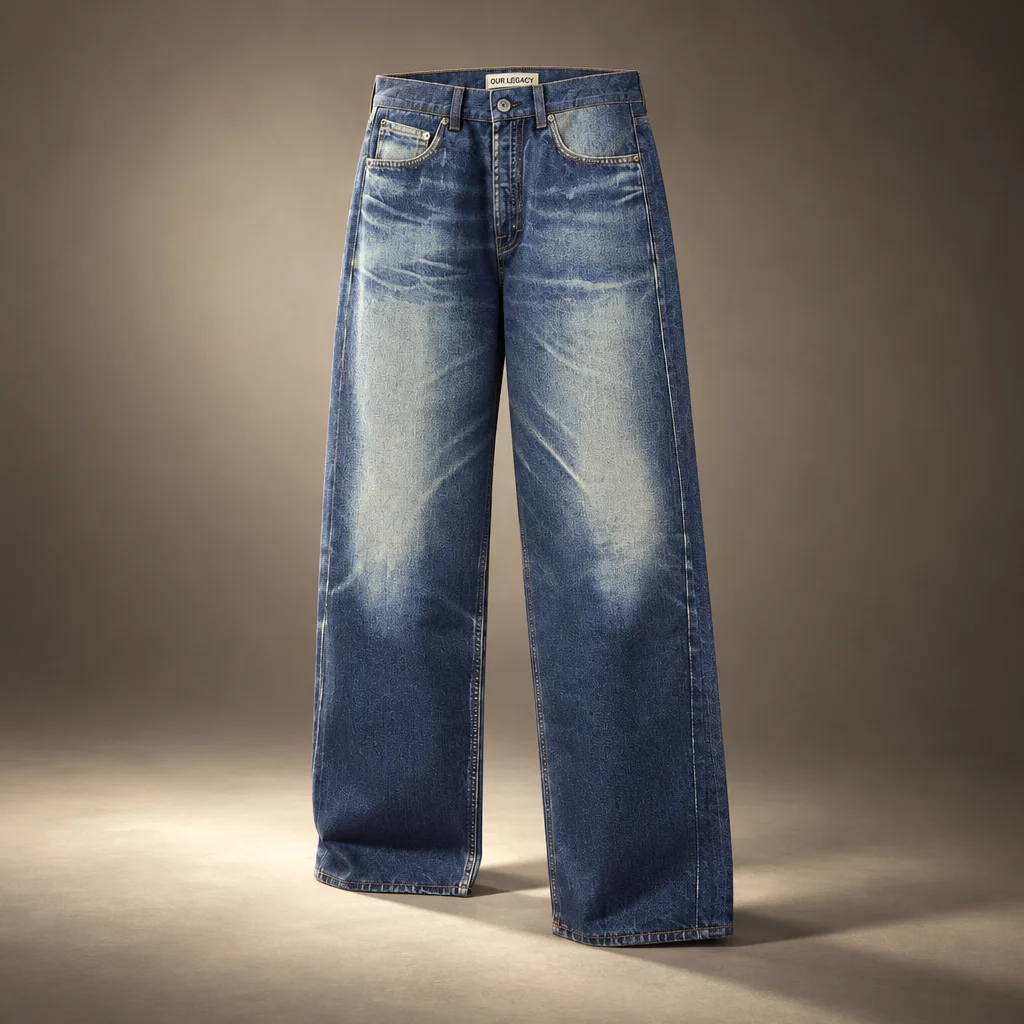 Our Legacy Third Cut Jean - Azure Print