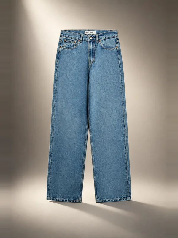 Our Legacy Third Cut Jean - Blue Tech Wash Denim