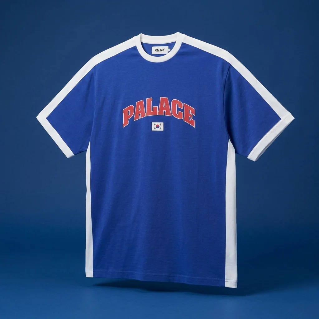 Palace Flag T-Shirt Deep Sea Blue