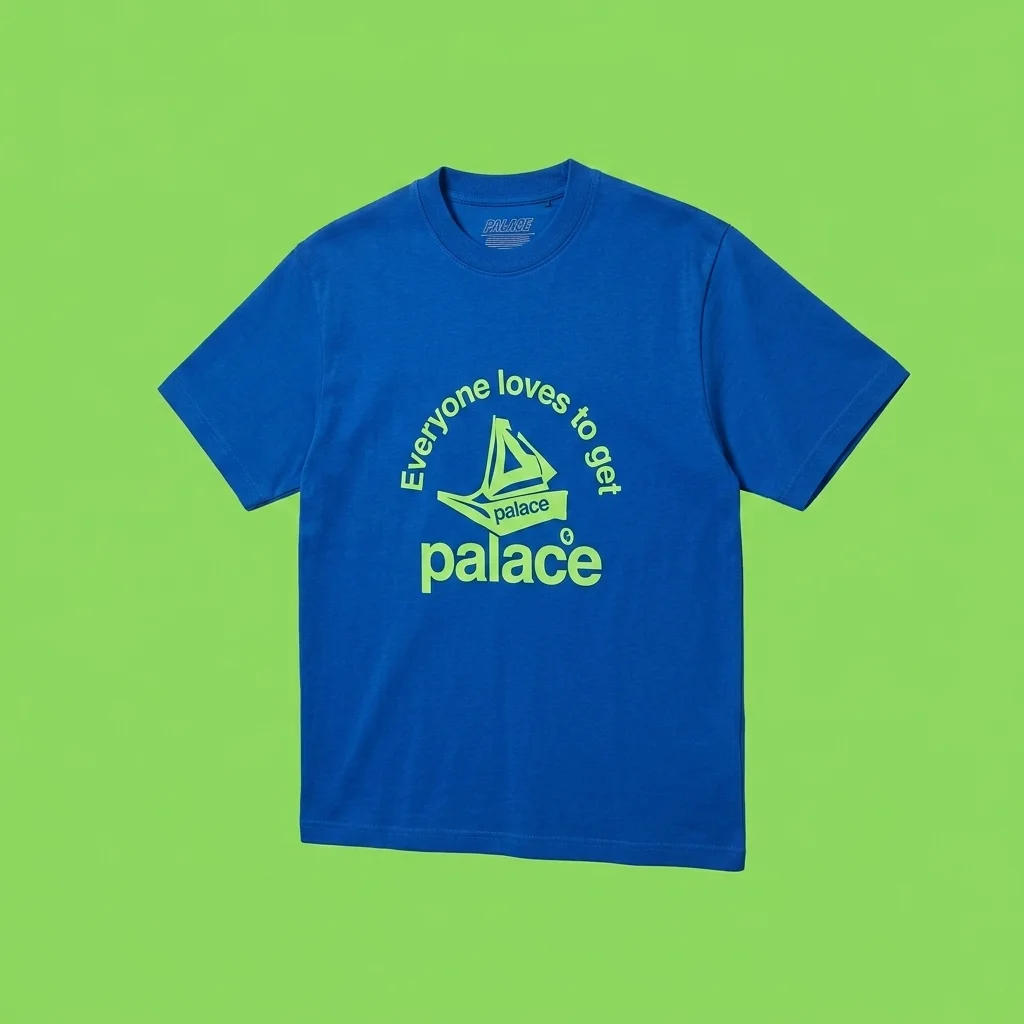 Palace Hand Out T-Shirt Blue Berry