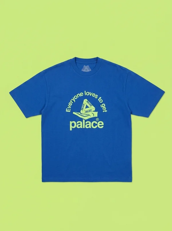 Palace Hand Out T-Shirt Blue Berry