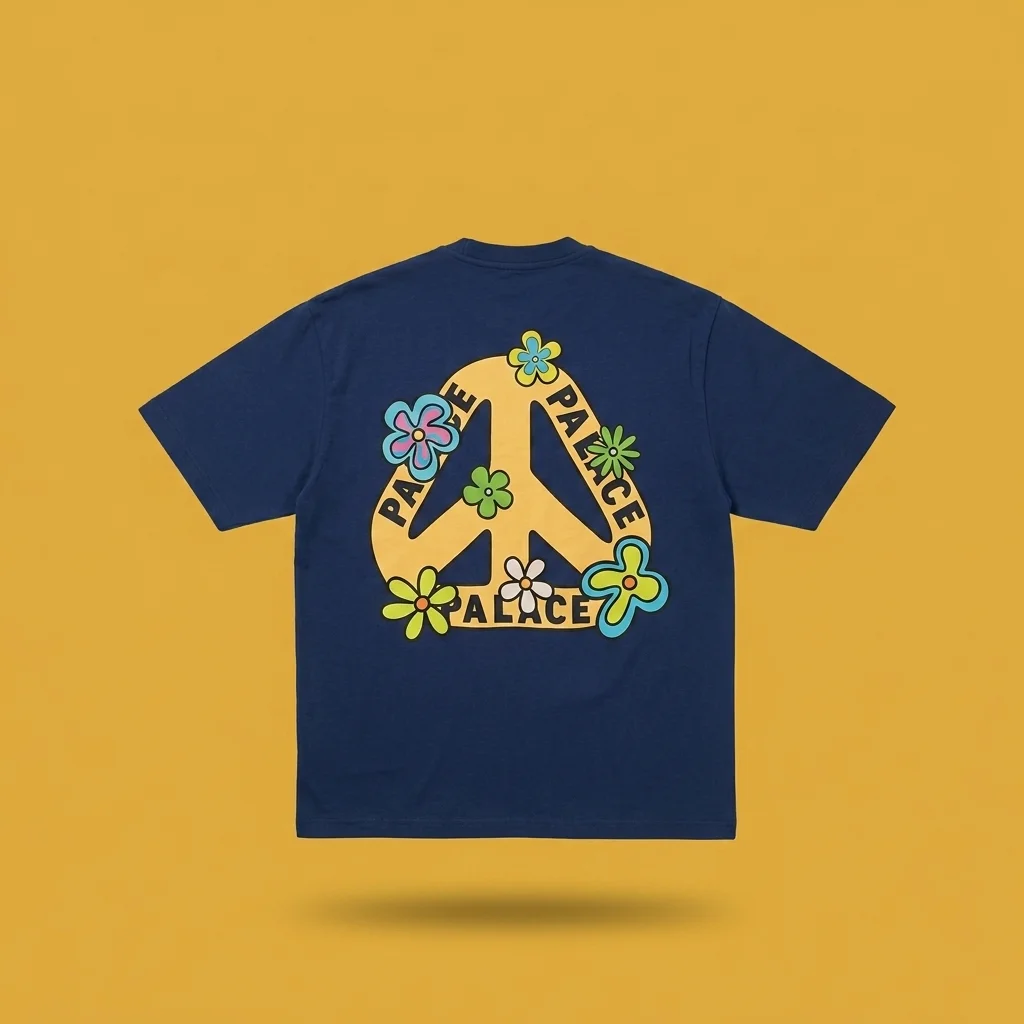 Palace Me Myself And Tri T-Shirt Navy