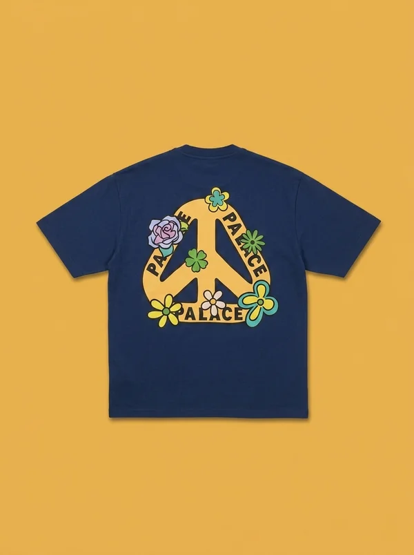 Palace Me Myself And Tri T-Shirt Navy