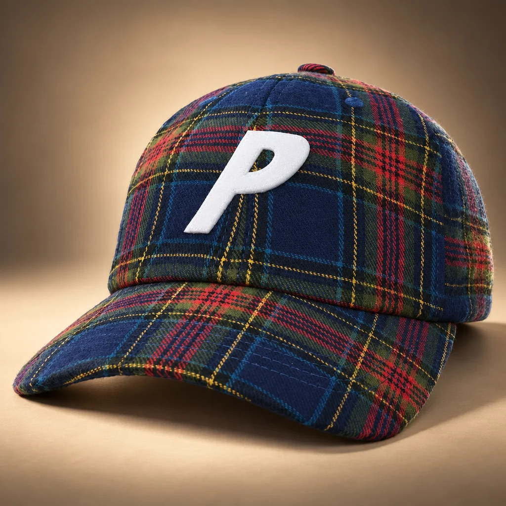Palace P 6-PANEL NAVY CHECK