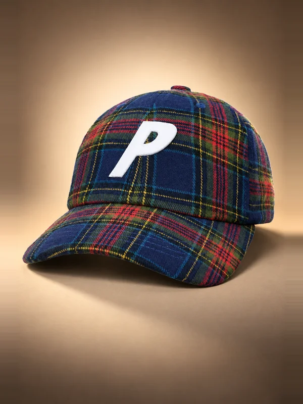Palace P 6-PANEL NAVY CHECK