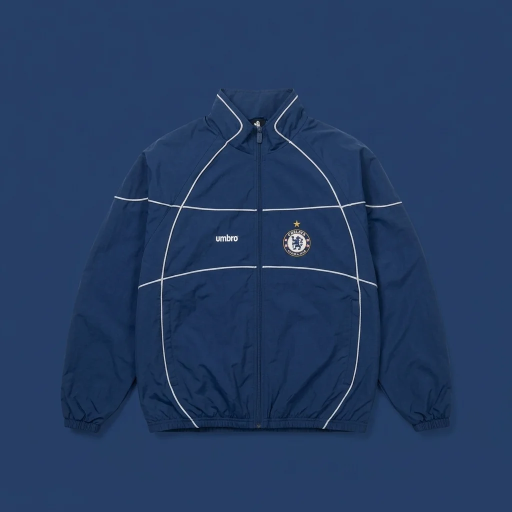 Palace Pro Team Piped Shell Jacket Navy
