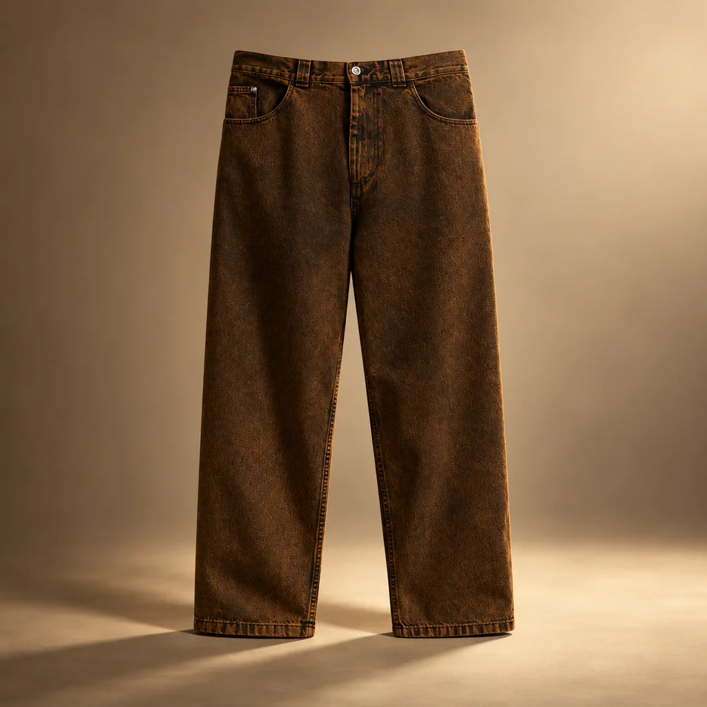 Polar Skate Co. x Ebou Sanyang Big Boy Jeans - Orange Black