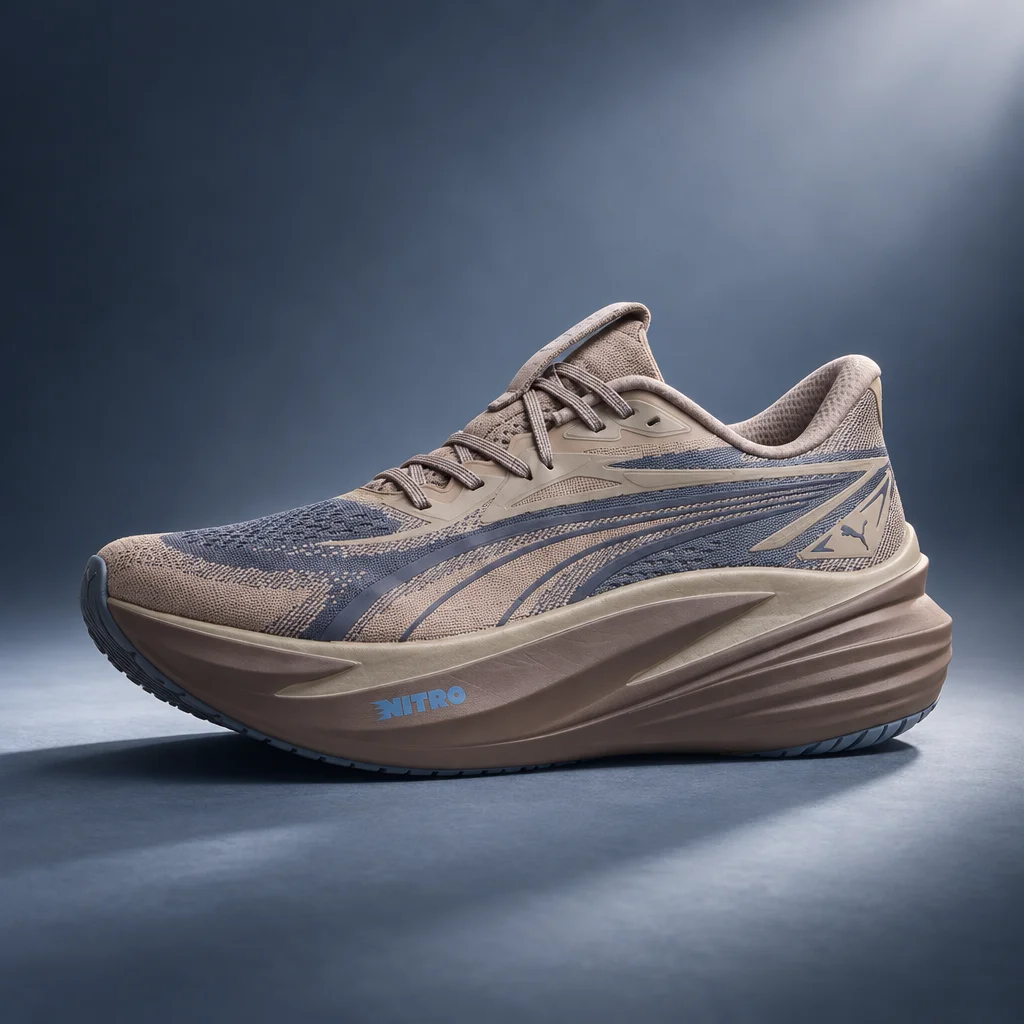 Puma Magmax Nitro 2 Sneaker - Mouse Gray & Evening Blue