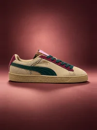 PUMA Suede Built & Earned II Sand Dune/Dark Green/Team Royal