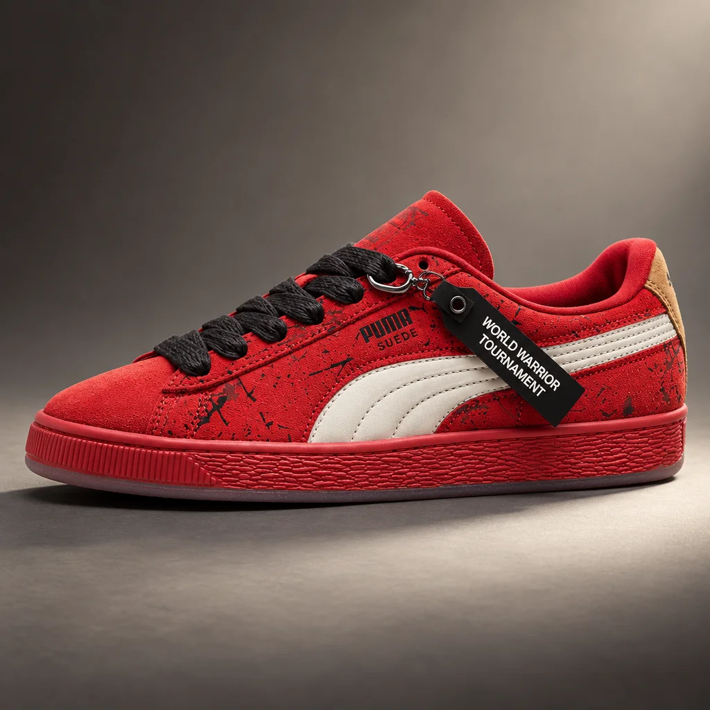 PUMA Suede Street Fighter Red/White