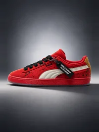 PUMA Suede Street Fighter Red/White
