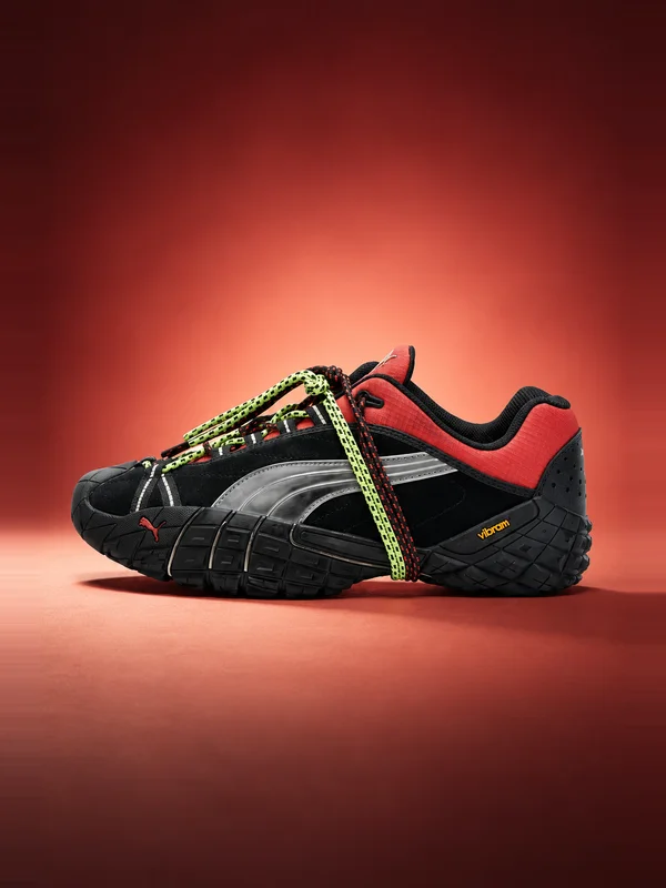 Puma x A$AP Rocky Straycat - Black & Formula Red