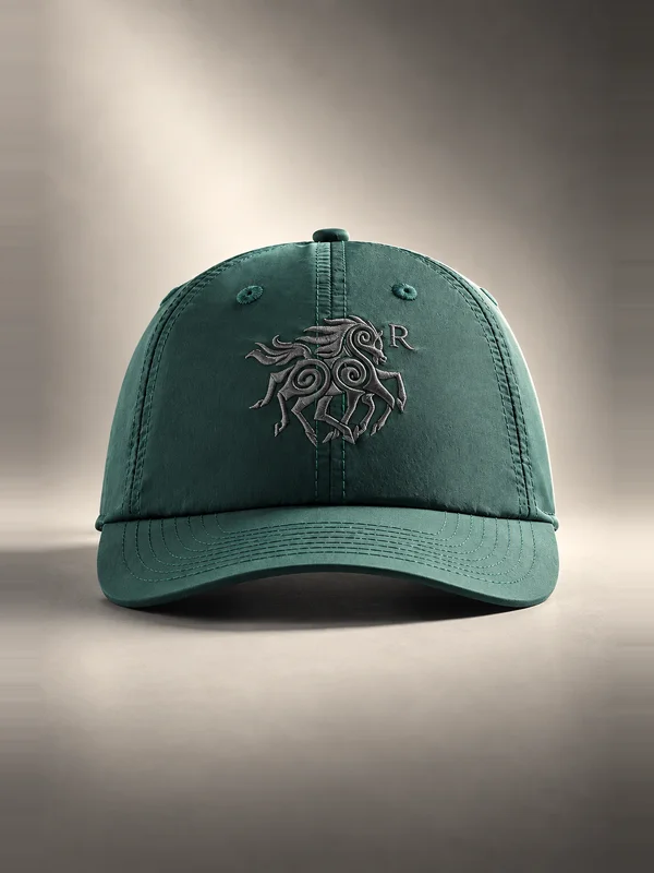 Ranra Cascade Shiny Nylon Baseball Hat - Dark Forest