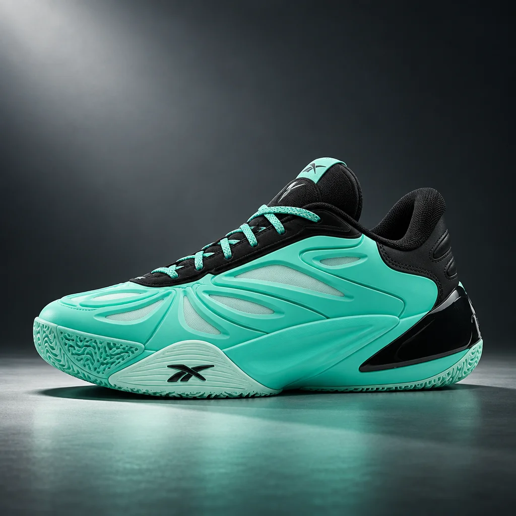 Reebok Angel Reese 1 Basketball Shoes Atomic Aqua/Atomic Aqua/Black