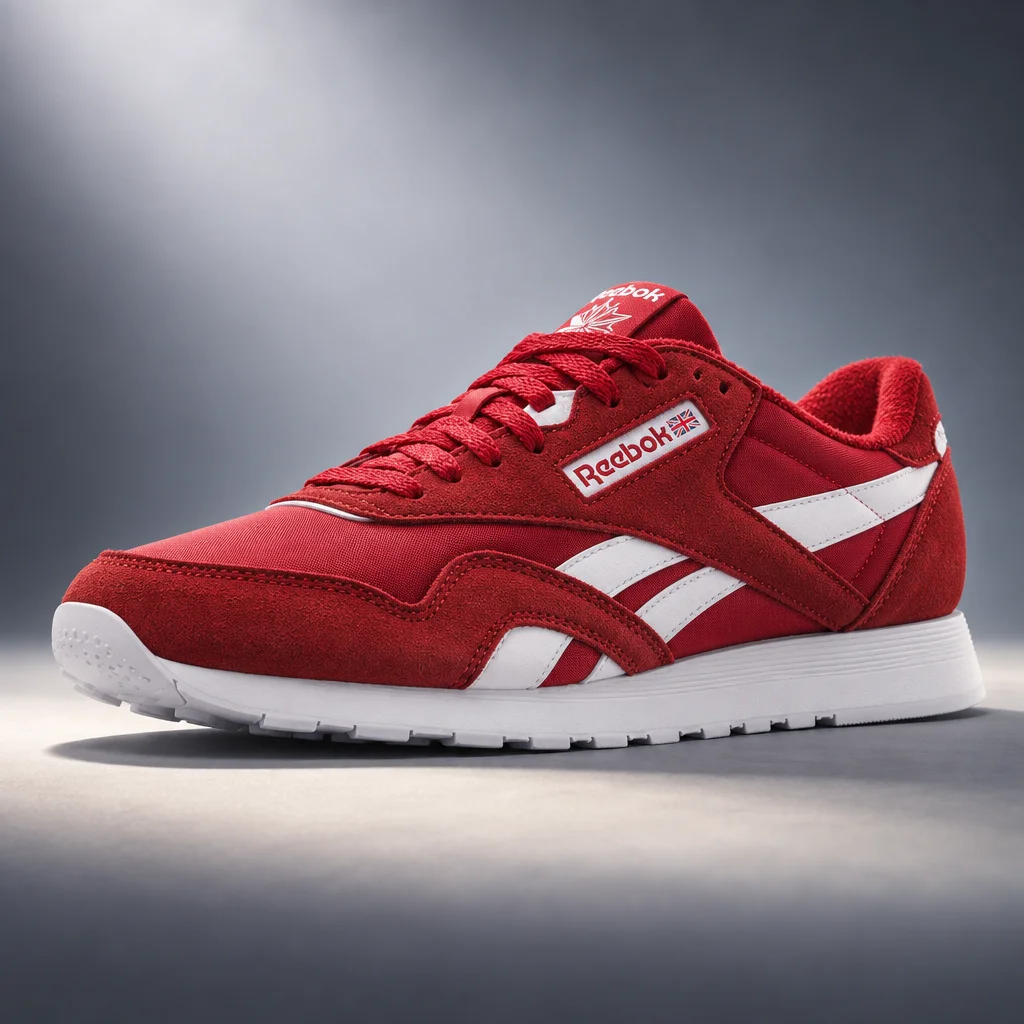 Reebok Men's Classic Nylon Shoes Heritage Red/Heritage Red/White