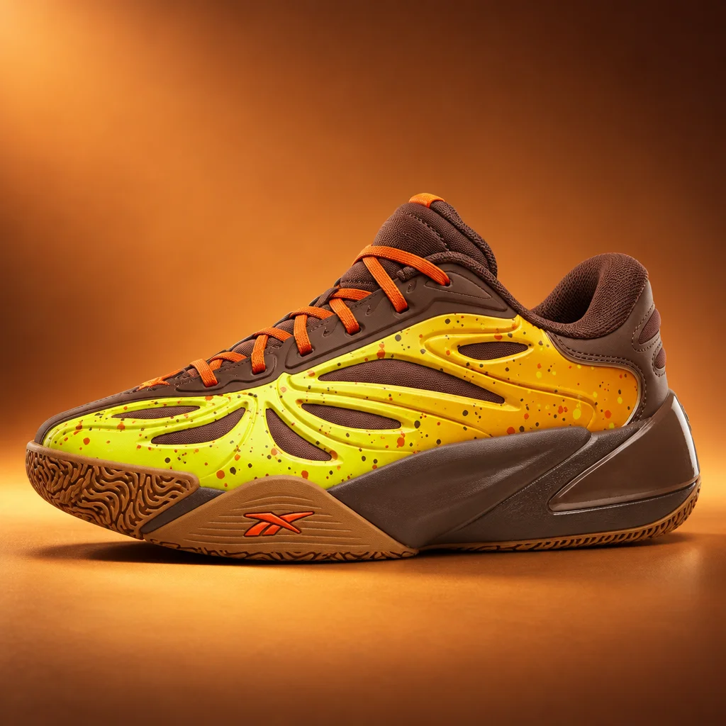 Reebok Reese's x Angel Reese 1 Basketball Shoes Brown/Orange/Yellow
