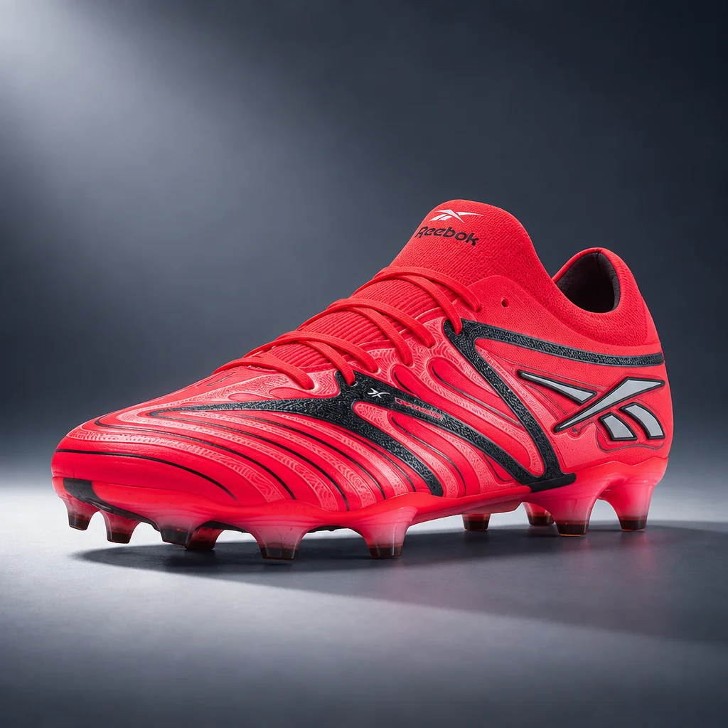 Reebok Sidewinder 26 Elite Firm Ground Cleats Neon Cherry/Rival Red/Black