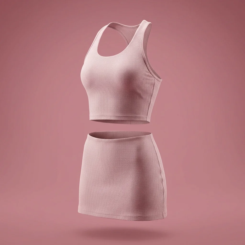 Reebok Time Out Cropped Tank Top Muted Mauve