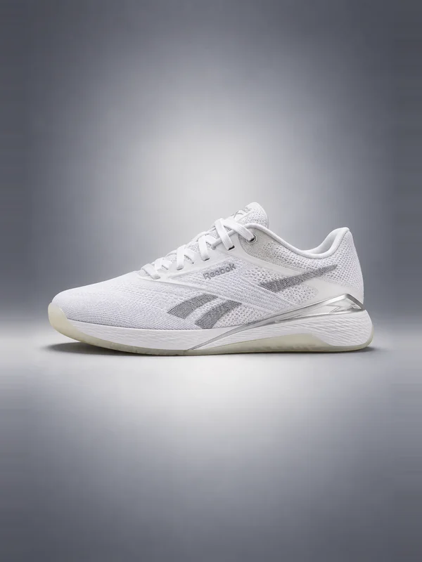 Reebok Women's Nano X5 Training Shoes Ftwr White/Barely Grey/Silver Metallic