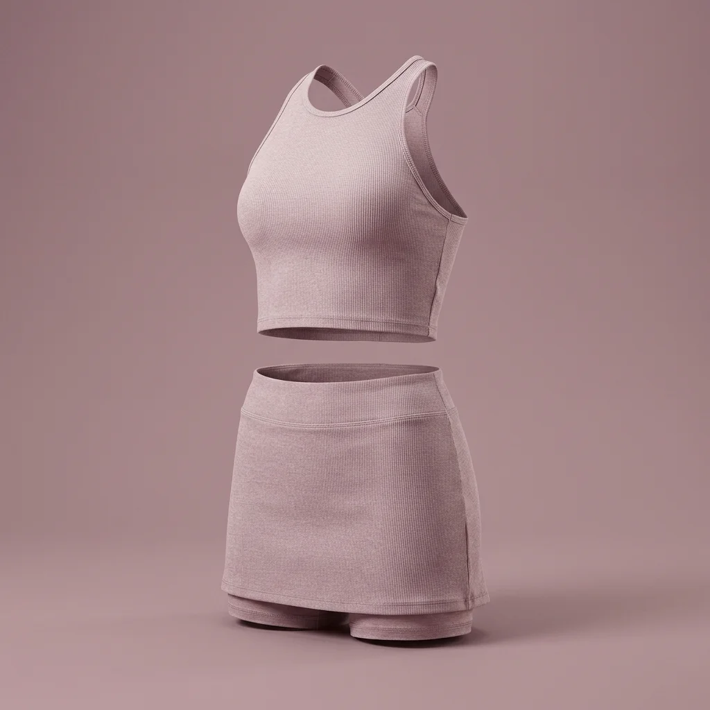 Reebok Women's Time Out Cropped Tank Top - Muted Mauve