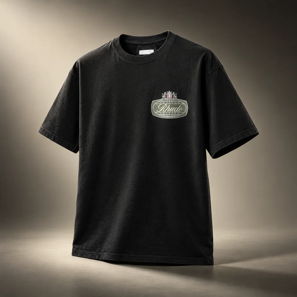 Rhude Desert Crest Tee - Vintage Black / Silver