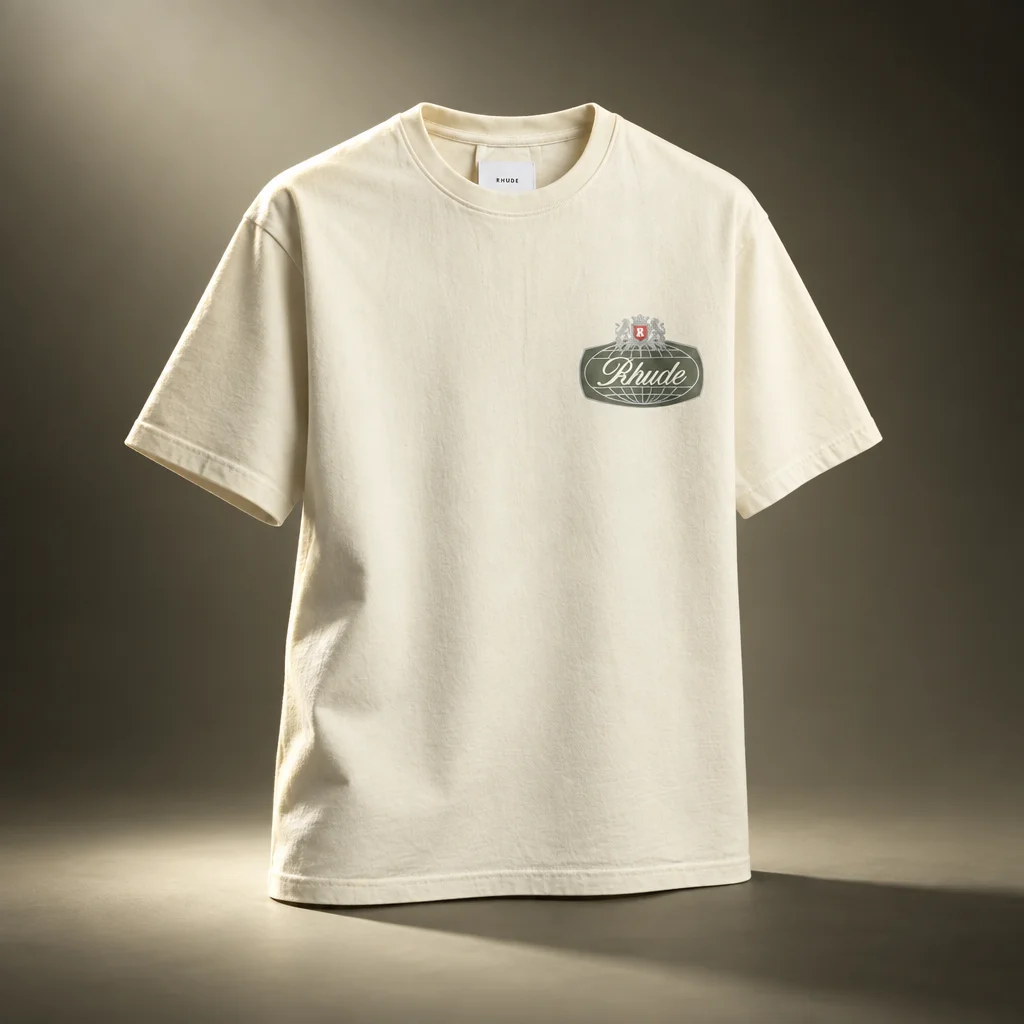 Rhude Desert Crest Tee - Vintage White / Silver