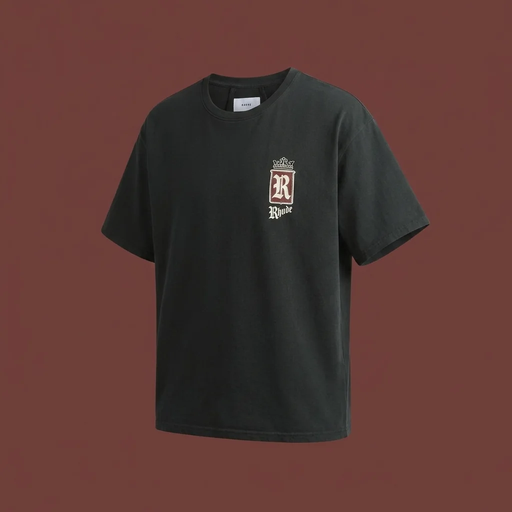 Rhude Fumar 91 Tee - Vintage Black / White / Red