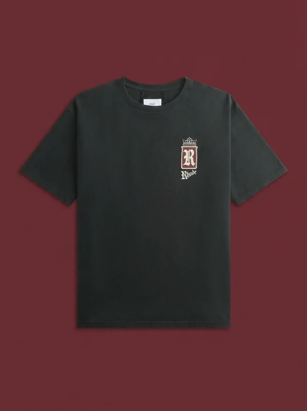 Rhude Fumar 91 Tee - Vintage Black / White / Red