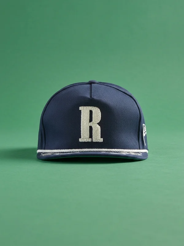 Rhude Grapevine R-Crown Fitted Cap - Navy / White