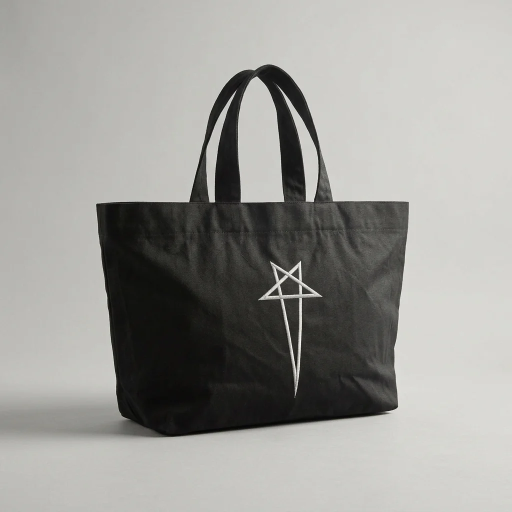 Rick Owens Beach Bag - Black / Pearl