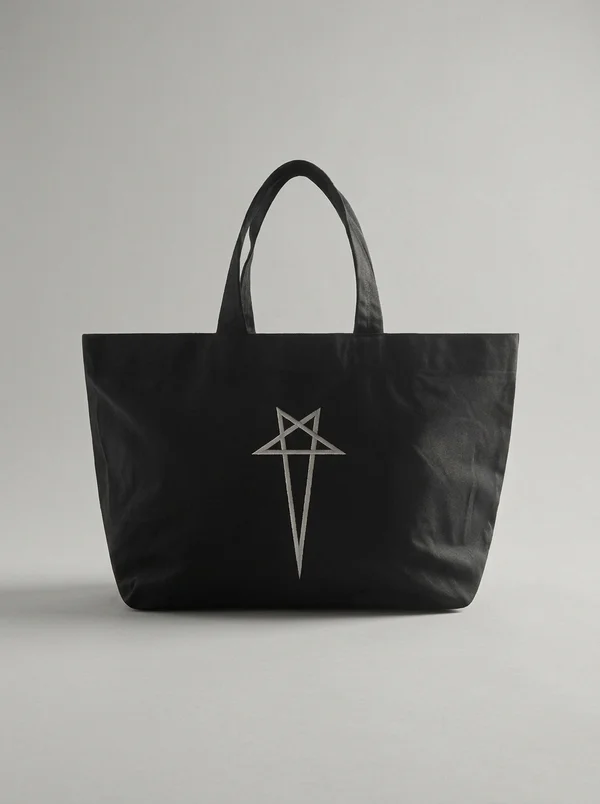 Rick Owens Beach Bag - Black / Pearl