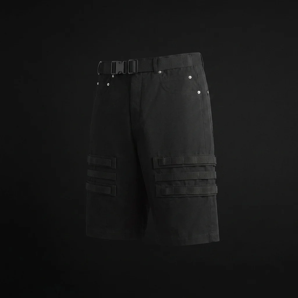 Rick Owens Cargo Geth Short - Black