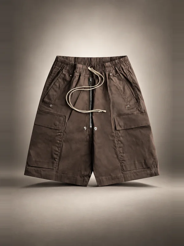 Rick Owens Cargobela Short - Dark Dust