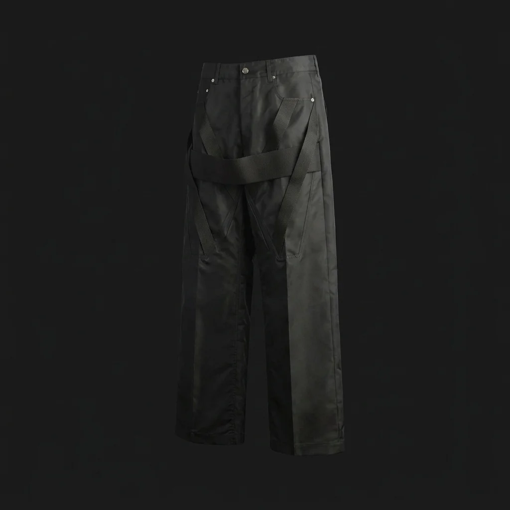 Rick Owens Megastrapped Geth Jean - Black