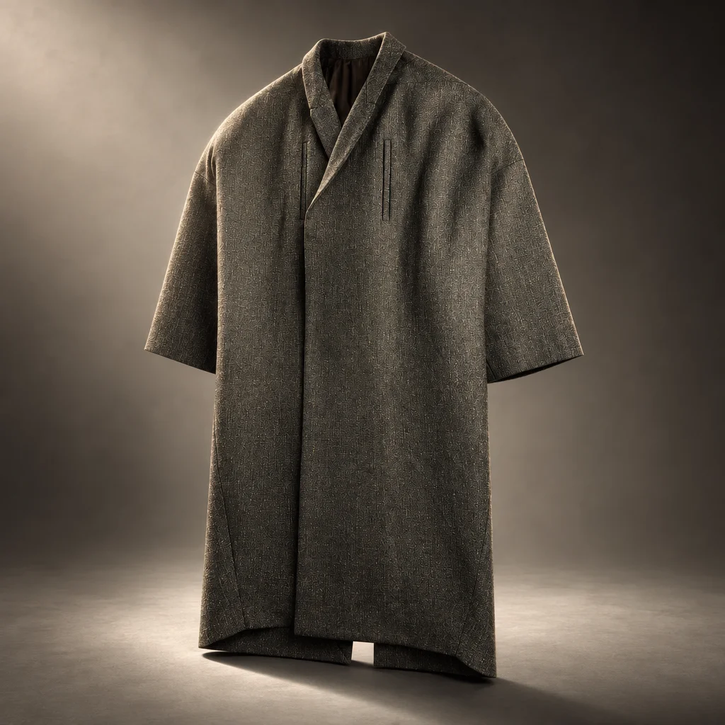 Rick Owens Poiret Coat - Carbone