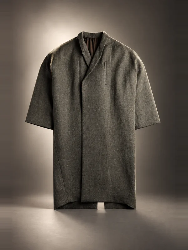 Rick Owens Poiret Coat - Carbone