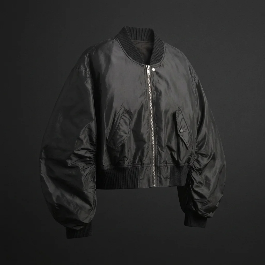 Rick Owens Secchia Flight Jacket - Black
