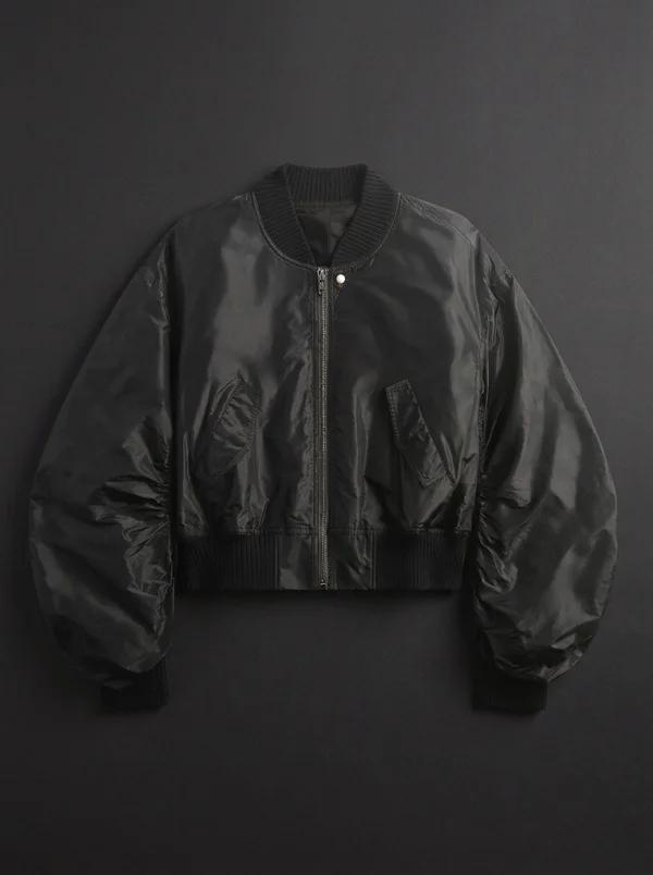 Rick Owens Secchia Flight Jacket - Black