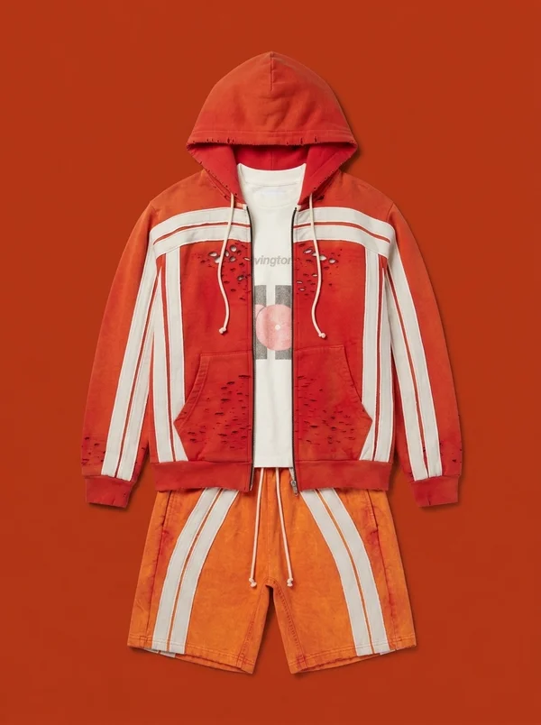 Rivington Roi Rebis Orange Apocrypha Pious Zip Hoodie
