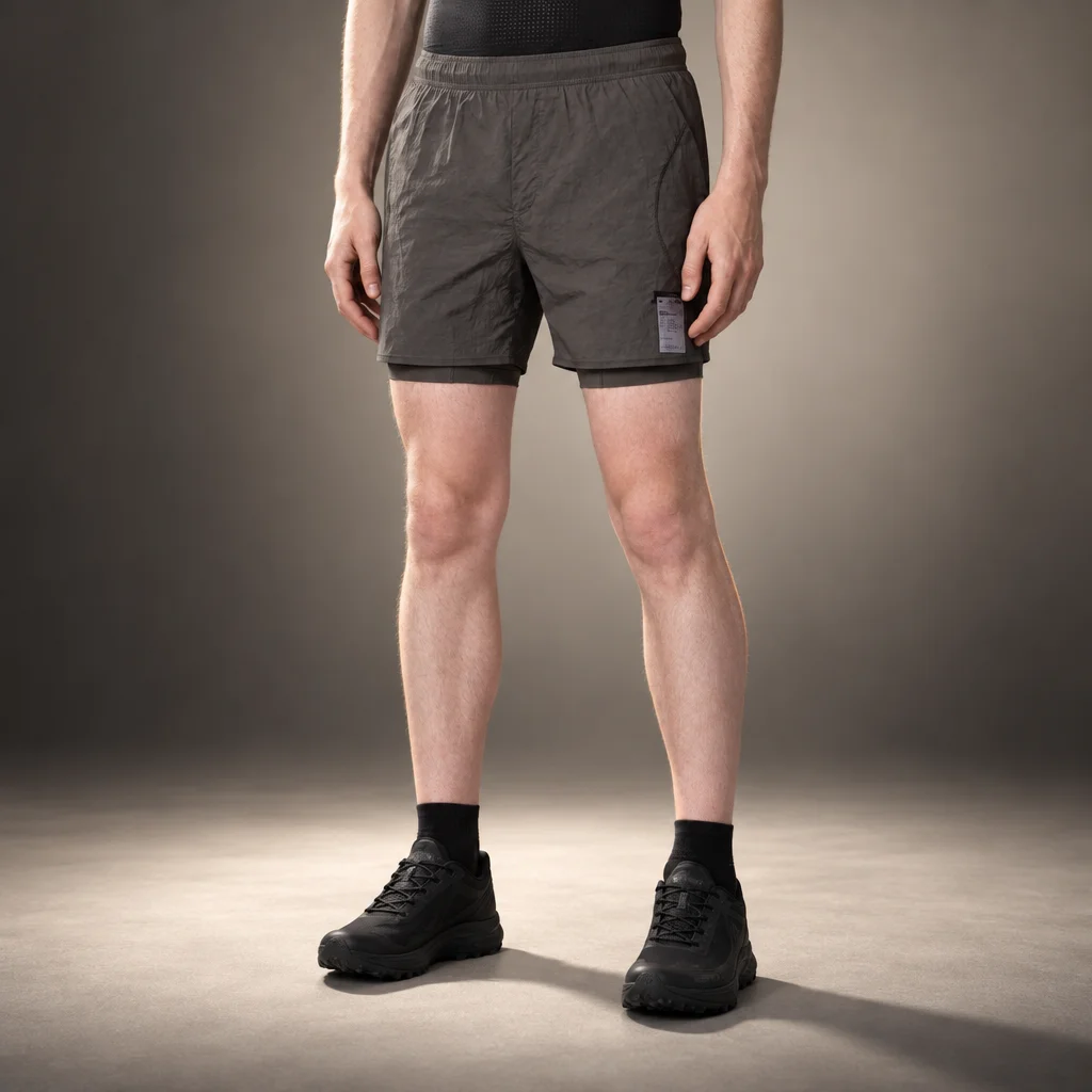 Satisfy Gray Rippy Cordura 5 Shorts