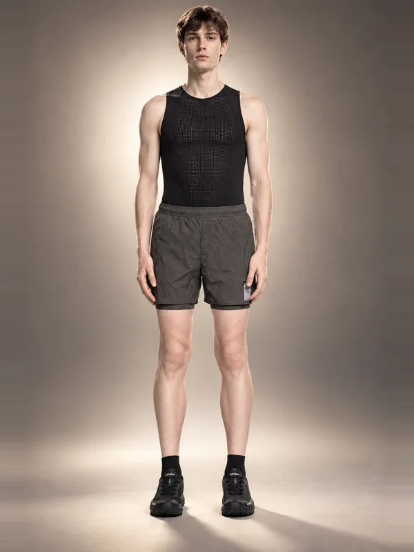 Satisfy Gray Rippy Cordura 5 Shorts