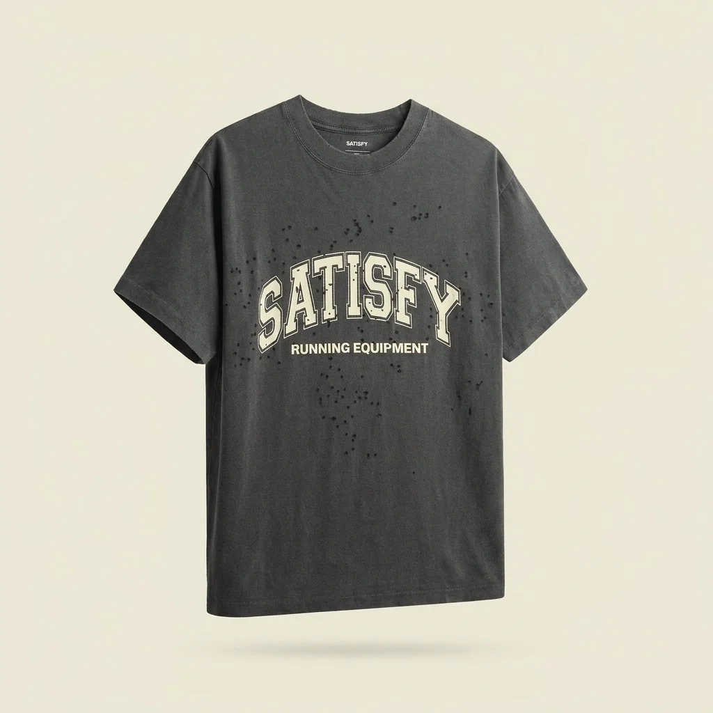 Satisfy MothTech™ Tee - Aged Black