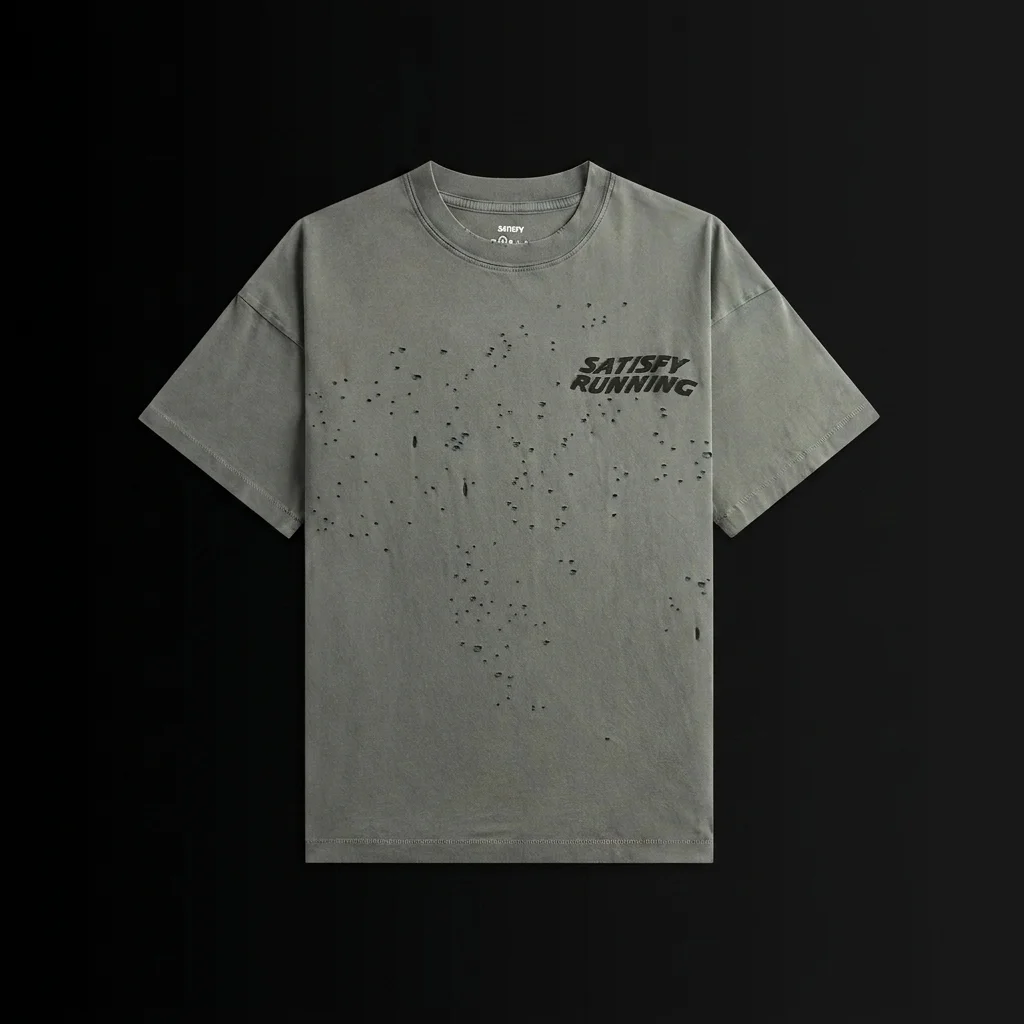 Satisfy MothTech™ Tee - Faded Black