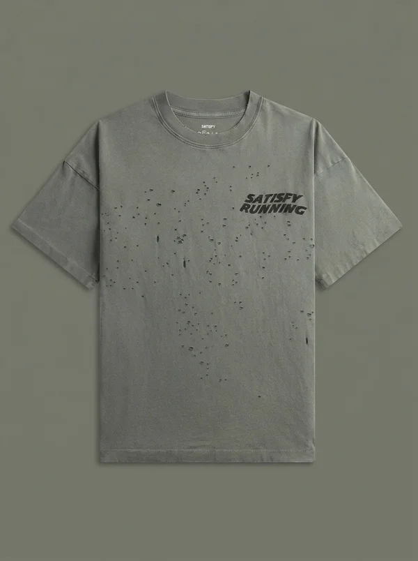 Satisfy MothTech™ Tee - Faded Black