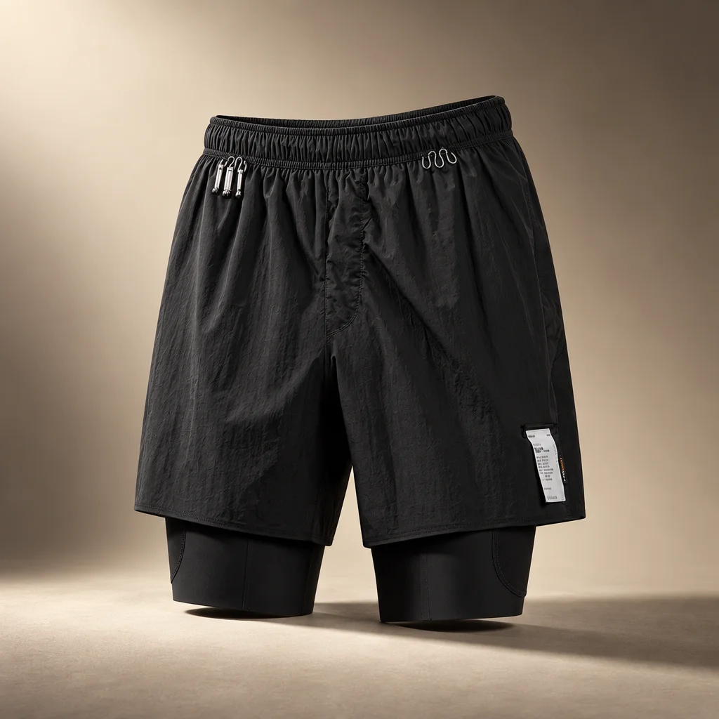 Satisfy Rippy Cordura 8" Shorts Black
