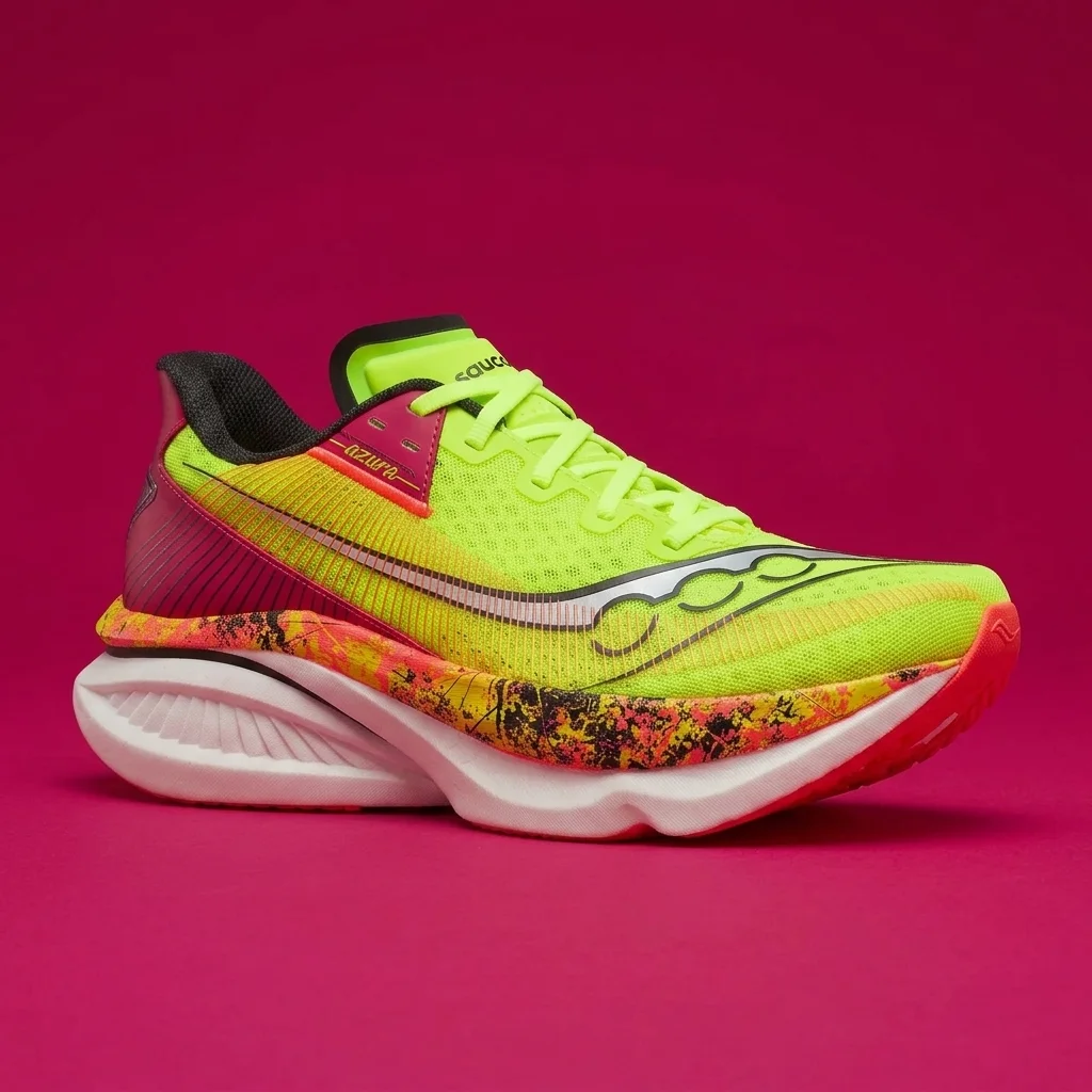 Saucony Women's Endorphin Azura Hi Octane Citron | Black