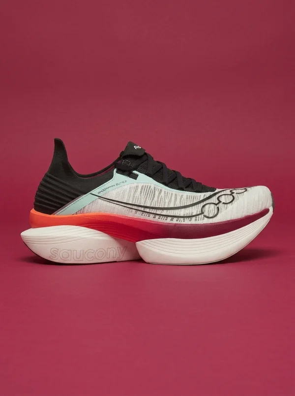 Saucony Endorphin Elite 2 White | Crimson