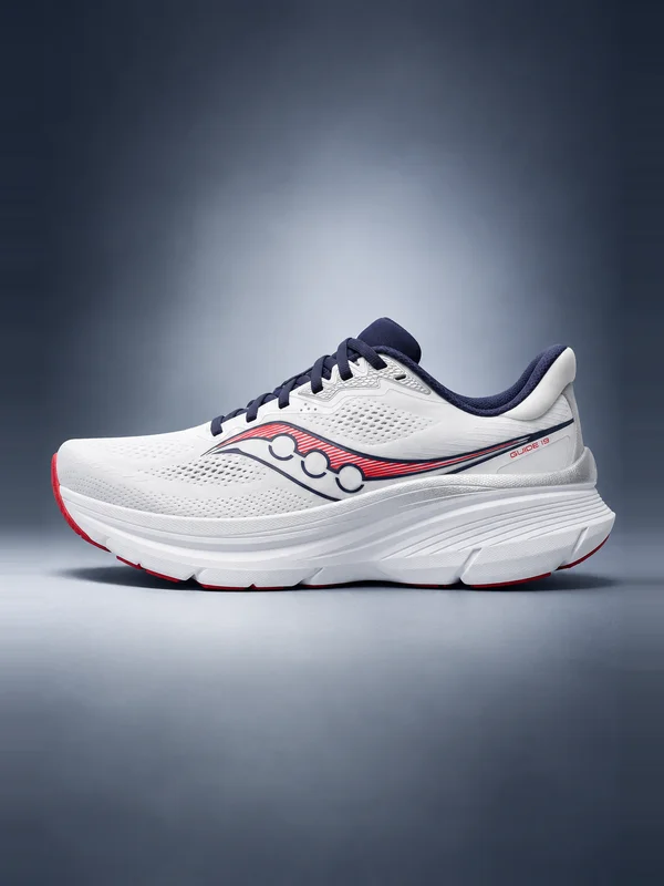 Saucony Men's Guide 19 — White | Silver