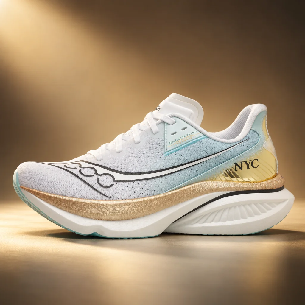 Saucony Men's NYC Endorphin Azura — White | Gold